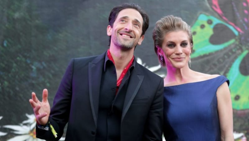 Adrien Brody und Katee Sackhoff (Bild: APA/GEORG HOCHMUTH)