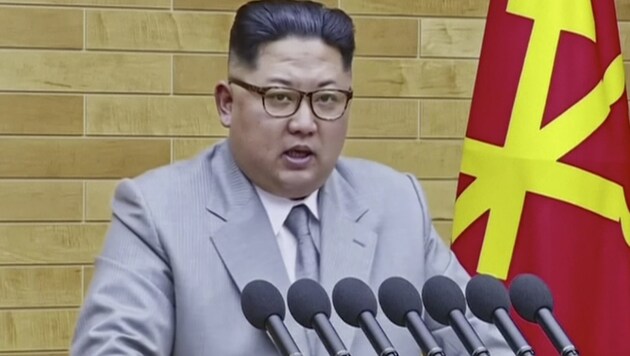 Nordkoreas Staatschef Kim Jong Un (Bild: AP)