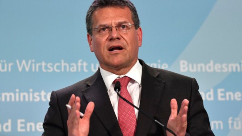 EU-Kommissionsvizepräsident Maros Sefcovic (Bild: AFP)