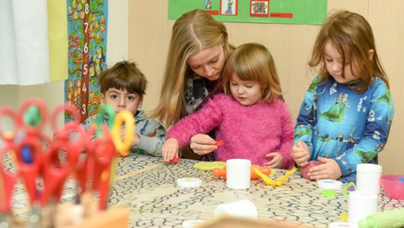 Die Kinderbetreuungsangebote in Vorarlberg werden sukzessive ausgebaut. (Bild: Markus Wenzel)