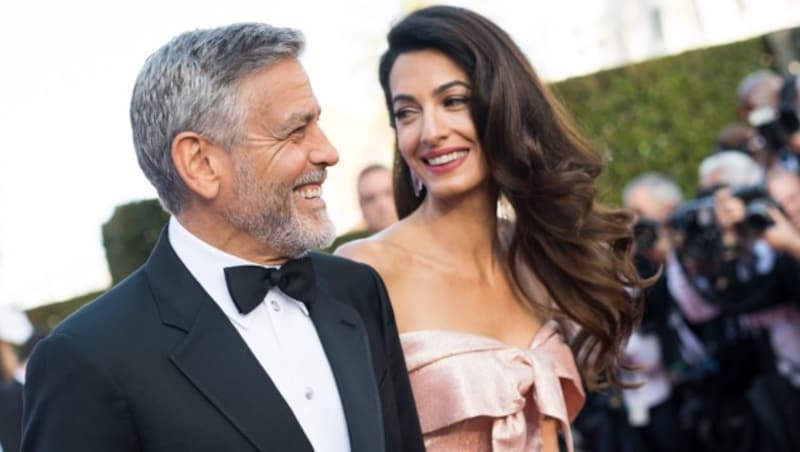 Amal und George Clooney (Bild: AFP)