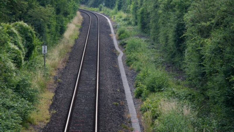 Neben den Bahngleisen wurde die Leiche der 14-Jährigen gefunden. (Bild: AFP)