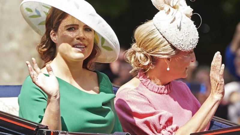 Prinzessin Eugenie und Sophie, Countess von Wessex (Bild: AFP)