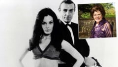 Eunice Gayson spielte die Bond-Geliebte Sylvia Trench neben Sean Connery in der Hauptrolle des Geheimagenten. (Bild: AFP/Eon Productions, eunicegayson.com, krone.at-Grafik)