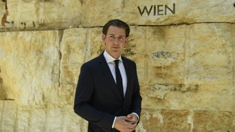 Juni 2018: Kurz im Tal der Gemeinden in der Holocaust-Gedenkstätte Yad Vashem (Bild: APA/ROBERT JAEGER)