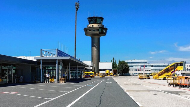 Der Flughafen Salzburg (Bild: Melanie Hutter)