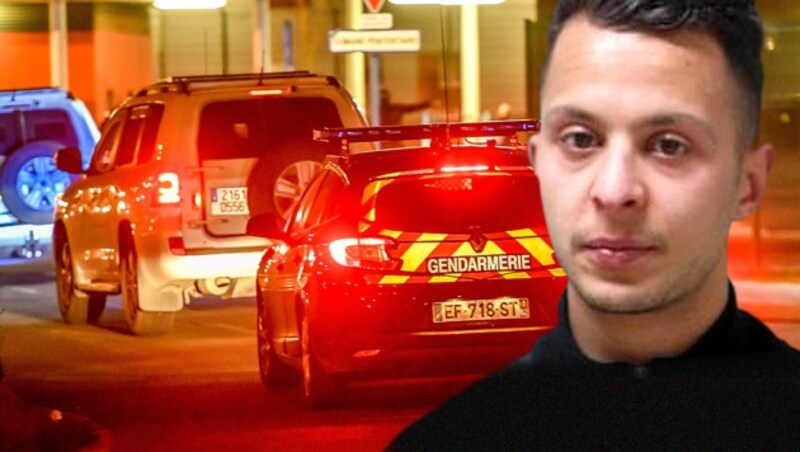 Salah Abdeslam wurde im März 2016 in Brüssel gefasst. (Bild: AFP, krone.at-Grafik)