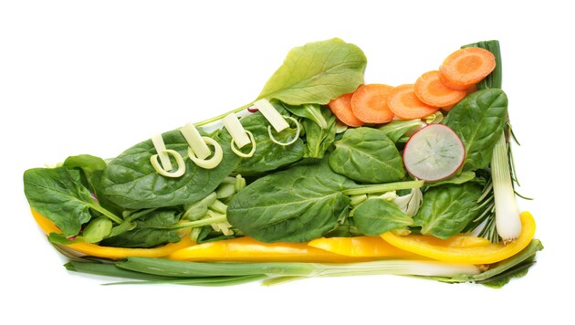 Knackiges Gemüse, knackige Figur - auf zum Sport! (Bild: Liddy Hansdottir/stock.adobe.com)