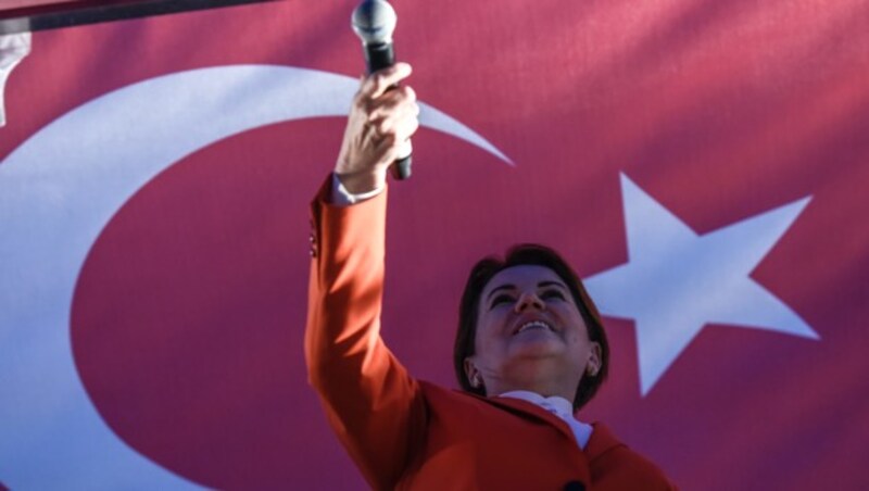 Iyi-Parteichefin Meral Aksener (Bild: AFP)