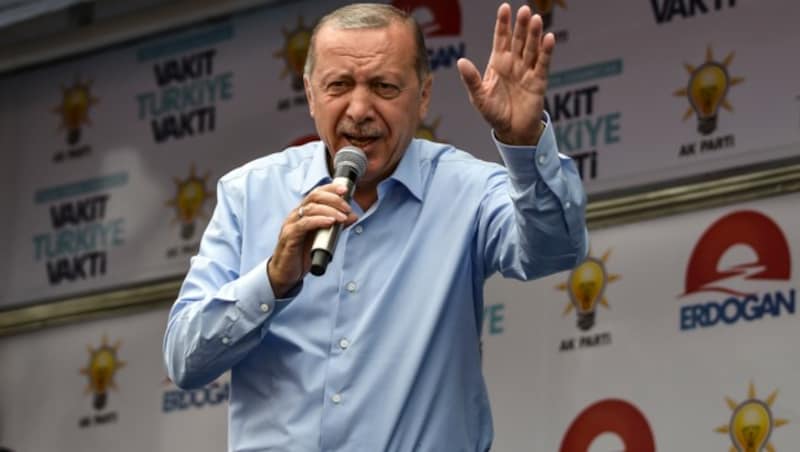 Recep Tayyip Erdogan (Bild: APA/AFP/Aris MESSINIS)