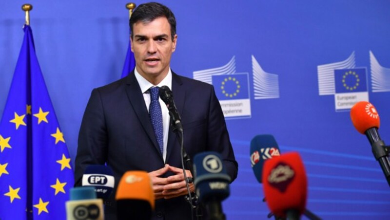 Spaniens Premierminster Pedro Sanchez (Bild: ASSOCIATED PRESS)