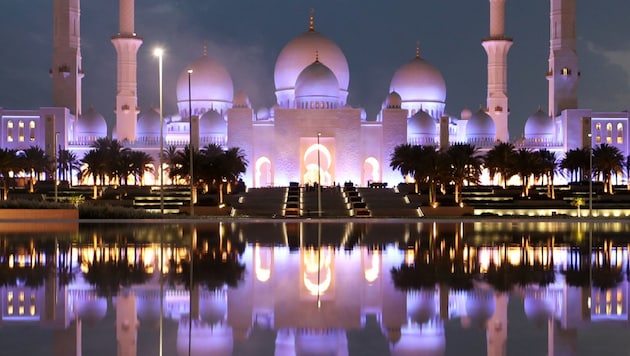 Die Sheikh-Zayid-Moschee in Abu Dhabi (Bild: AFP)
