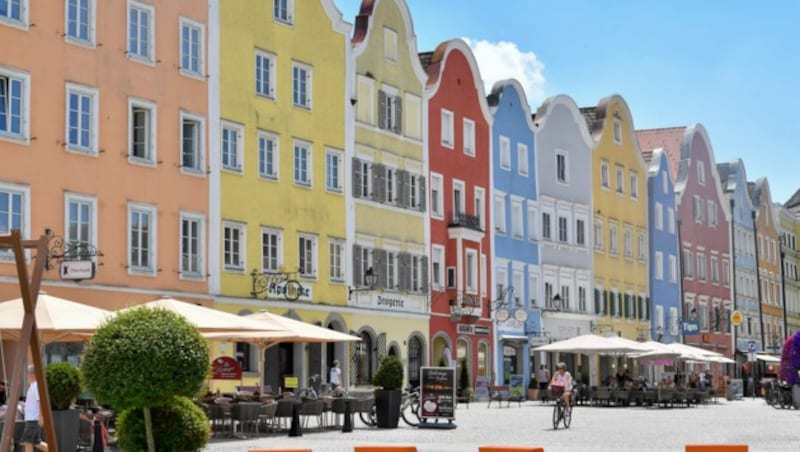 Der Schärdinger Stadtplatz (Bild: © Harald Dostal / 2018)