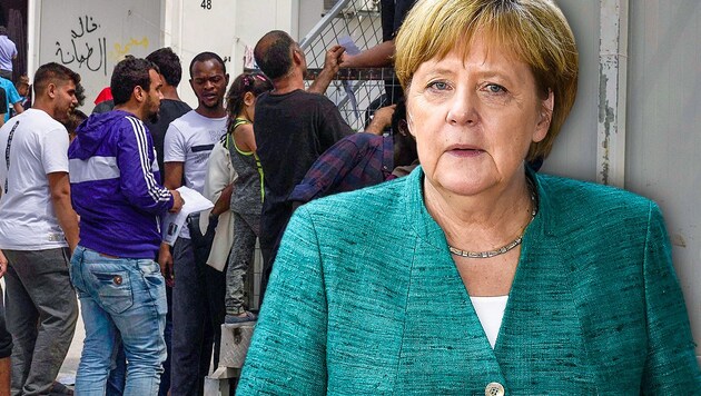 Angela Merkel (Bild: AFP, krone.at-Grafik)