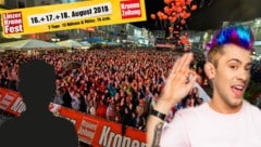 Wer wird Moderator der YouTube-Bühne beim Linzer „Krone“-Fest 2018? Und darf unter anderem Daniele Negroni ansagen? (Bild: Wenzel)