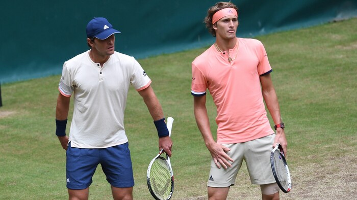 Mischa Zverev (links) und Alexander Zverev
