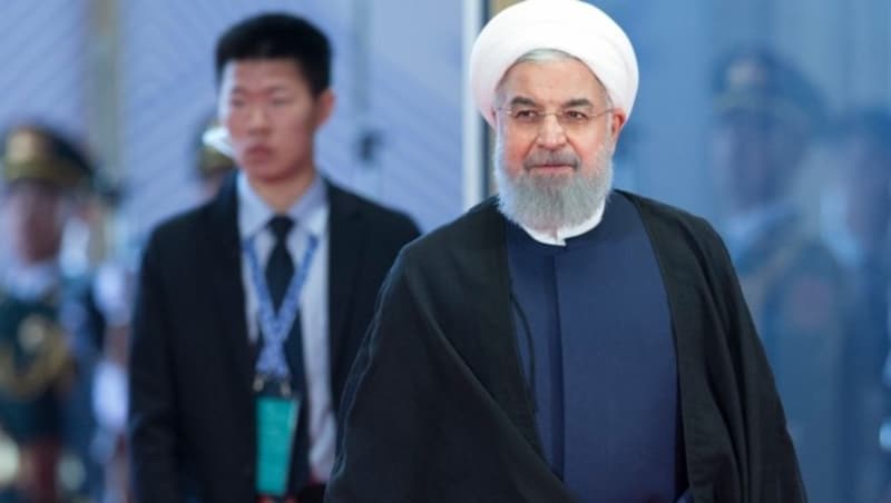 Der iranische Präsident Hassan Rouhani (Bild: AP)