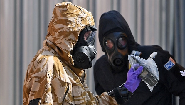 Nach dem zweiten Vergiftungsfall innerhalb weniger Monate ging in Großbritannien die Nowitschok-Angst um. (Bild: APA/AFP/Chris J Ratcliffe)