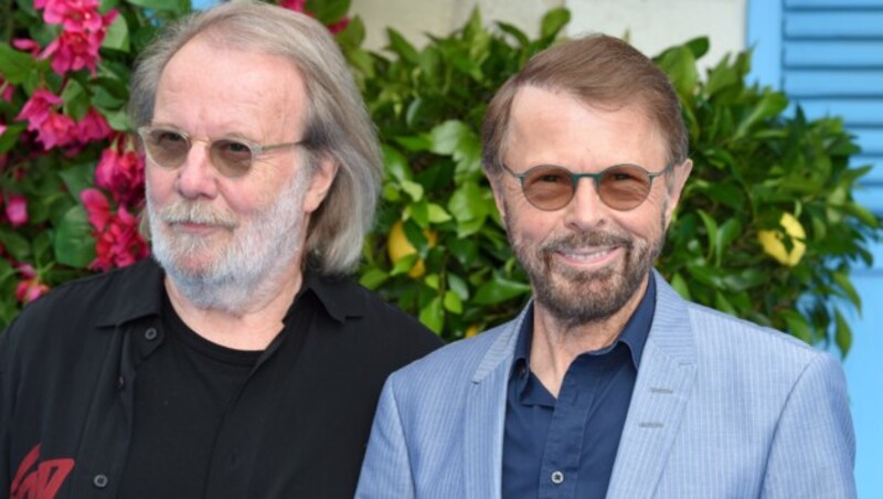 Bjorn Ulvaeus und Benny Andersson (ABBA) (Bild: AFP)