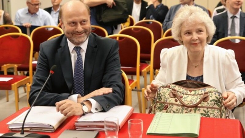 KAV-Chef Herwig Wetzlinger vor der Kommission im Wiener Rathaus (Bild: Peter Tomschi )