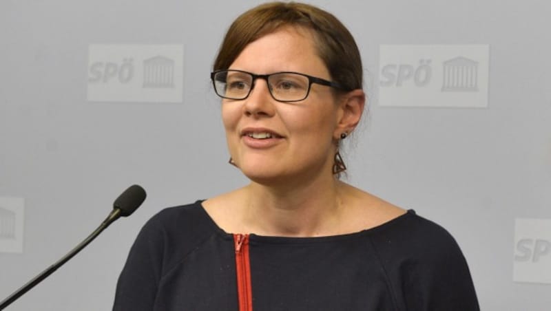 SPÖ-Bundesfrauengeschäftsführerin Andrea Brunner (Bild: APA/HERBERT PFARRHOFER)