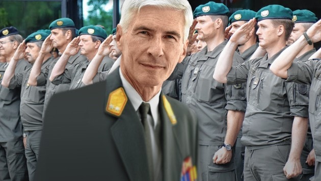 Generalstabschef Robert Brieger (Bild: Christof Birbaumer, Bundesheer/Harald Munich, krone.at-Grafik)