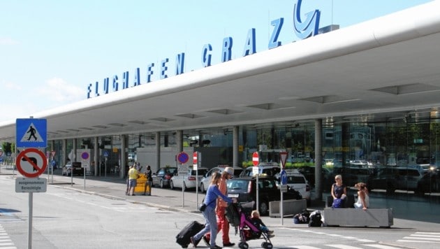 Flughafen Graz. (Bild: Christian Jauschowetz)