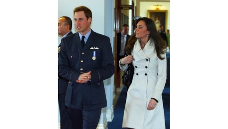 Prinz William und Herzogin Kate 2008 (Bild: AFP)