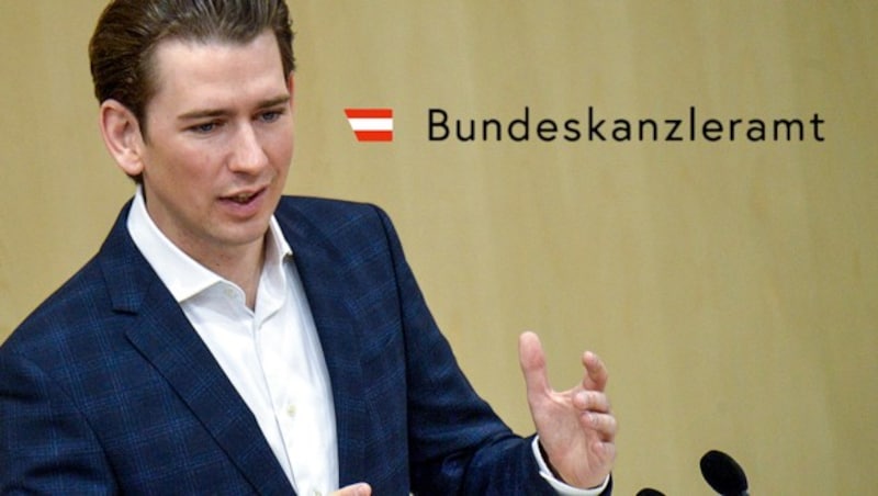 Sebastian Kurz (Bild: APA/HERBERT PFARRHOFER, bundeskanzleramt.gv.at, krone.at-Grafik)