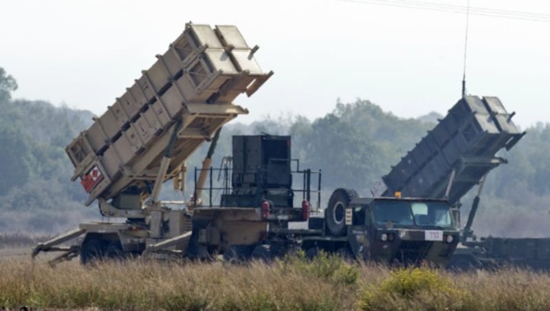 Abwehrraketen-Batterien des Typs Patriot der israelischen Armee (Bild: AFP (Symbolbild))