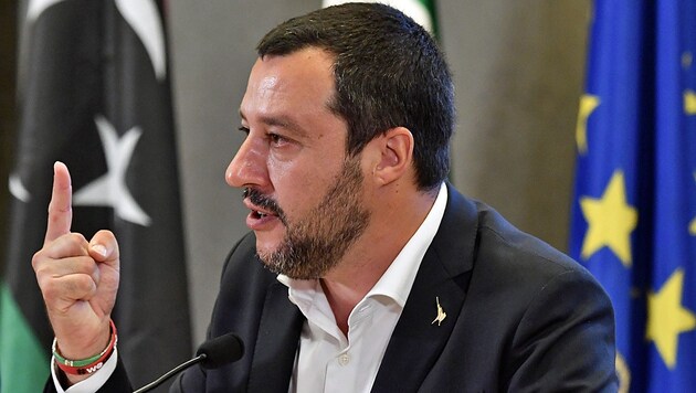 Italiens Innenminister Matteo Salvini (Bild: APA/AFP/ANDREAS SOLARO)