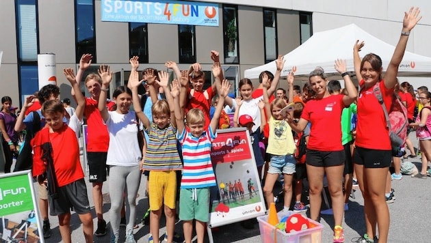 Sportliche „Sports4Fun“-Aktion in den Ferien (Bild: Sportunion)