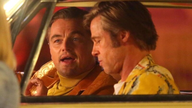 Leonardo DiCaprio und Brad Pitt gemeinsam vor der Kamera (Bild: www.PPS.at)