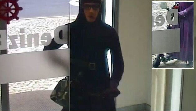Diesen Mann sucht die Polizei nach einem Bankraub in Linz. (Bild: Polizei OÖ)