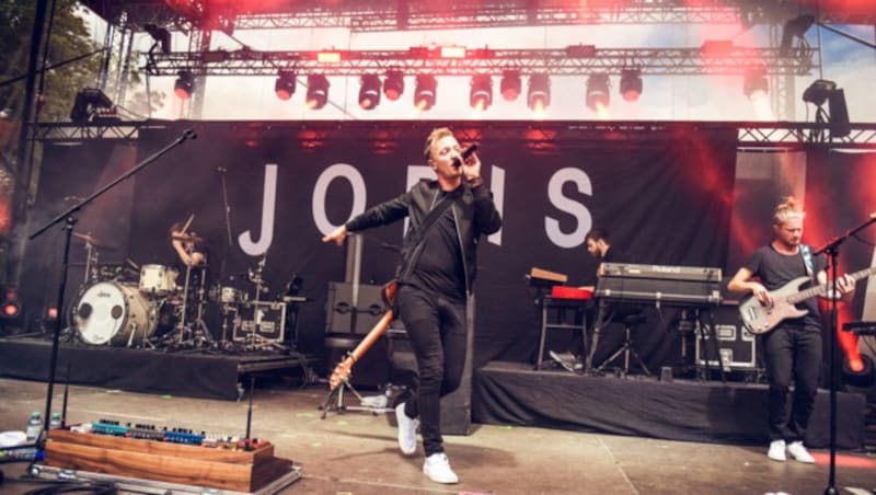 Sänger Joris ist beim größten Openair Oberösterreich - dem Linzer „Krone“-Fest - dabei. (Bild: Markus Wenzel)