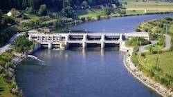 Das Wasserkraftwerk Rabenstein bei Frohnleiten (Bild: Verbund)