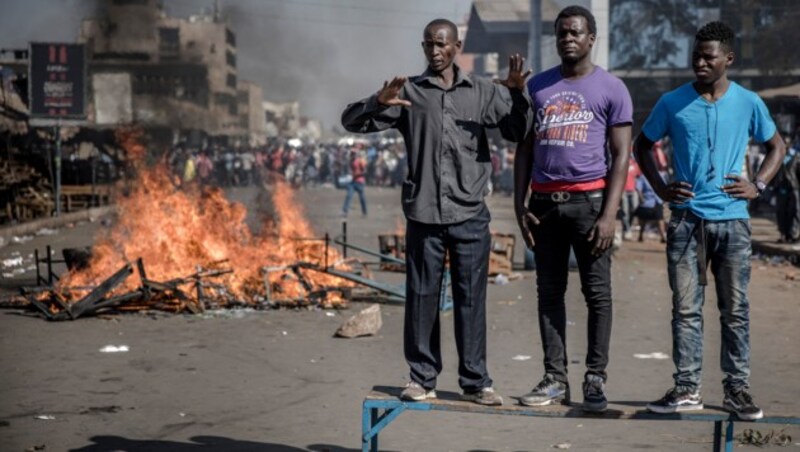 Unruhen in Simbabwe (Bild: AFP)