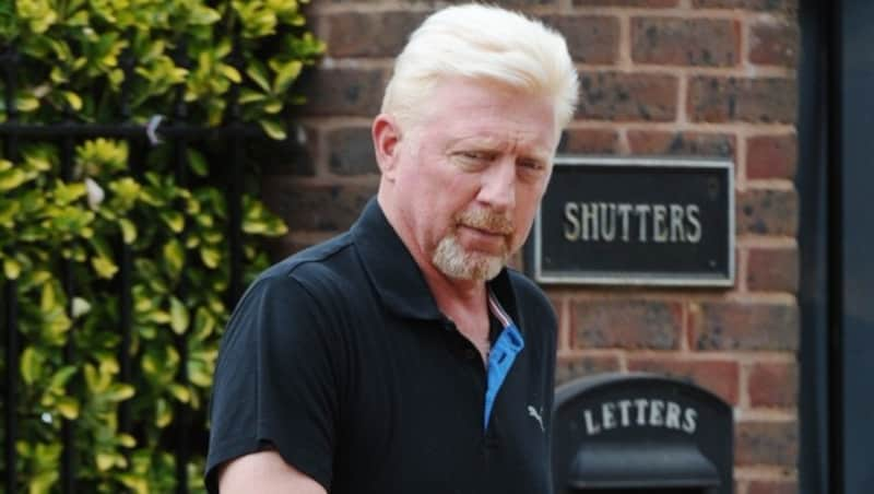 Boris Becker in London im Stadtteil Wimbledon, wo er mit seiner Familie gewohnt hat. (Bild: www.PPS.at)