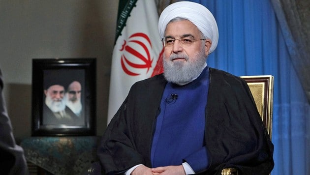 Irans Präsident Hassan Rouhani (Bild: AP)