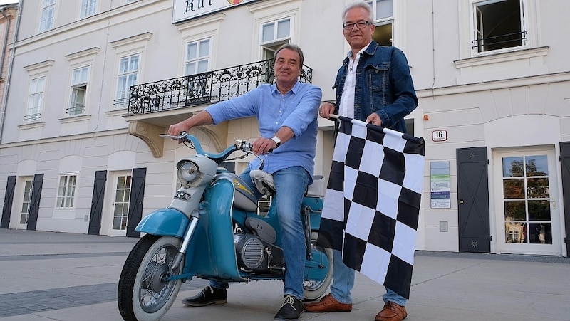 Gerhard Weil (right) dragged his SPÖ to the finish line in first place. (Bild: SP Bruck/Leitha)