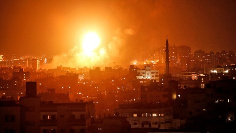 Explosion im Gazastreifen (Bild: AFP)