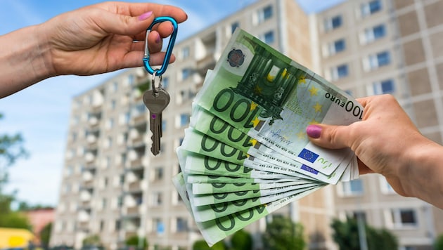 In Salzburg zahlt man für eine Mietwohnung im Schnitt 9,2 Euro pro Quadratmeter. (Bild: stock.adobe.com)