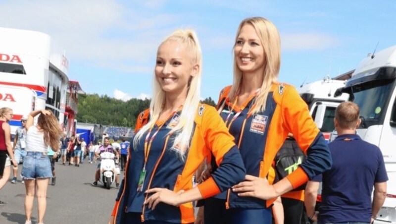 Das KTM-Duo Nicole Ettlinger (li.) und Julia Muigg in Aktion. (Bild: Juergen Radspieler)