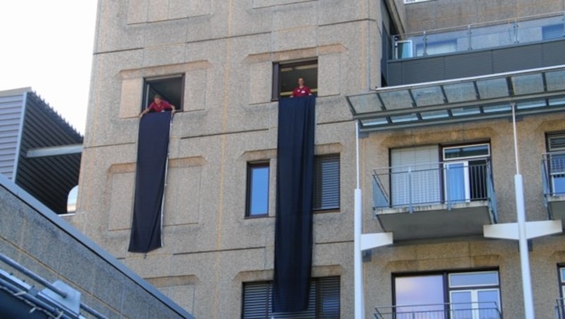 Auva ukh Kundgebung graz demo (Bild: Jauschowetz Christian)