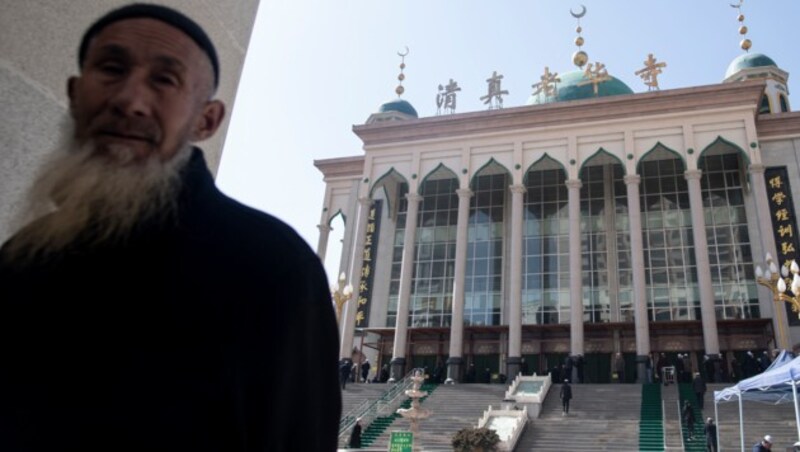 Die Laohuasi-Moschee in Chinas Gansu-Provinz (Bild: AFP)