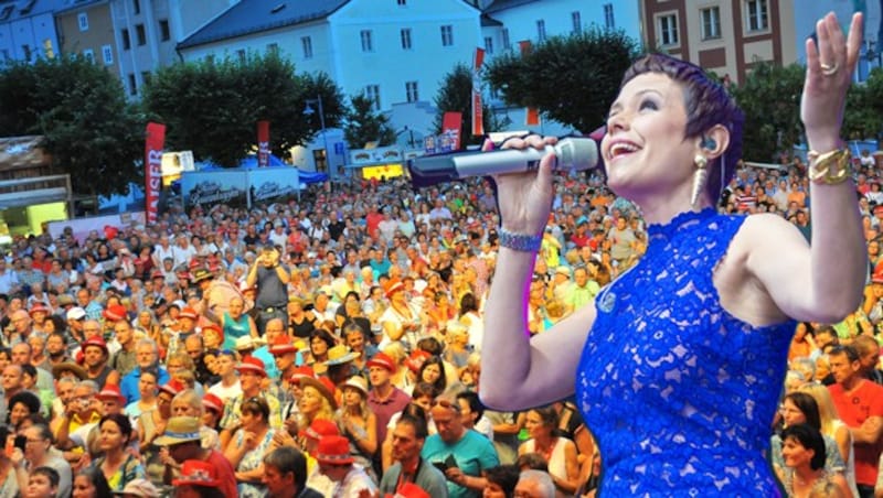 Francine Jordi tritt am 17. August beim Linzer „Krone“-Fest am Pfarrplatz auf. (Bild: Einöder, Picturedesk)
