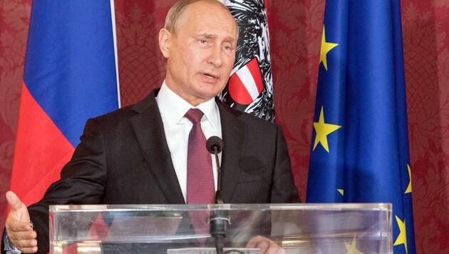 Wladimir Putin (Bild: APA/AFP/ALEX HALADA)