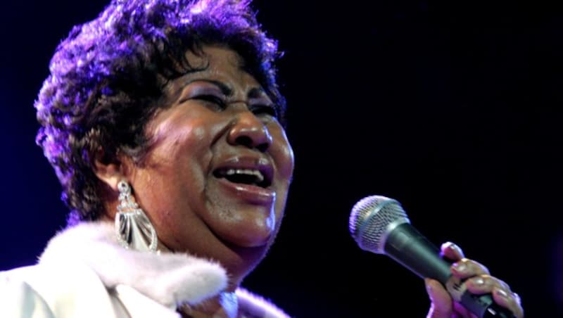 Aretha Franklin im Jahr 2008 (Bild: AP)