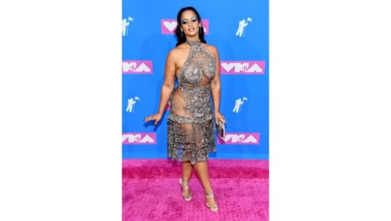 „Orange Is The New Black“-Star Dascha Polanco verzichtete unterm Nacktkleid auf Unterwäsche. (Bild: 2018 Getty Images)