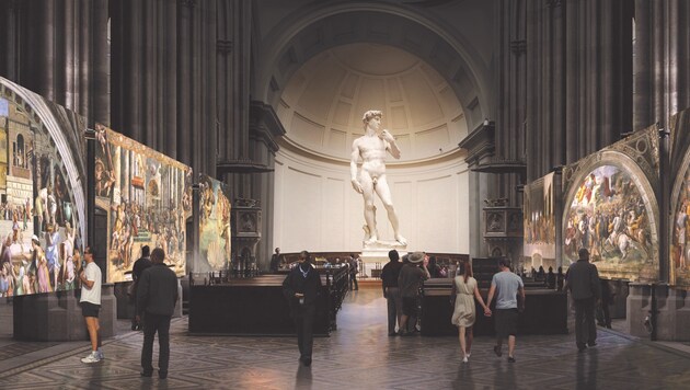 Die Ausstellung „Die Großen Meister“ bringt 53 der bekanntesten Renaissance-Kunstwerke in die Wiener Votivkirche. (Bild: SCALA ARCHIVES/Grimme & Waba Veranstaltungs GmbH)